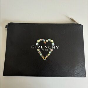 Givenchy Heart Black Pouch/Purse